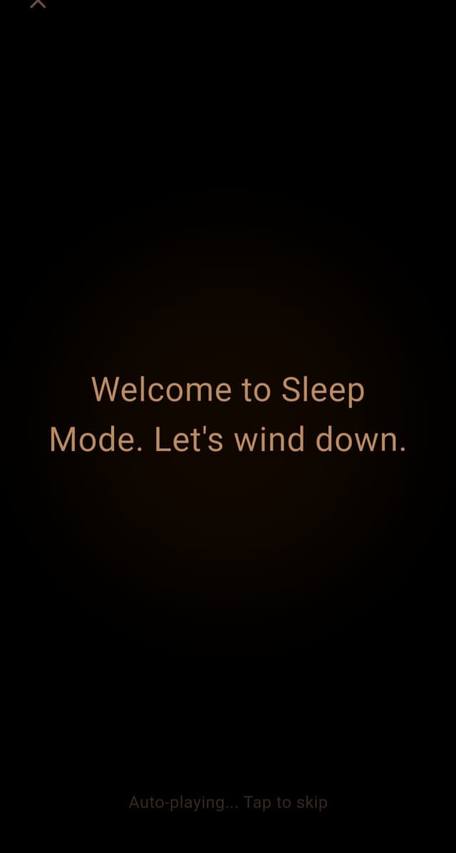 Sleep mode