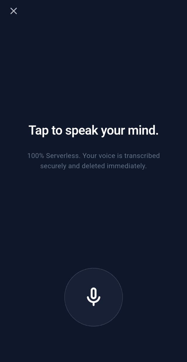 Voice check-in